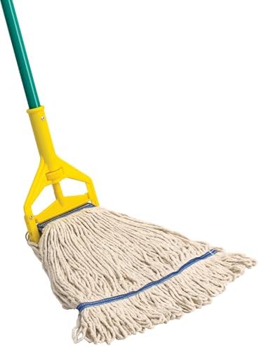 Winco İplik Paspas Başlığı, 907 g, 4 Katlı İlmek Ucu, Beyaz