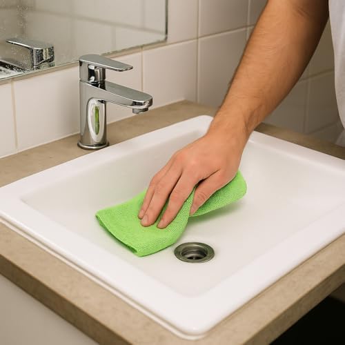 Mikrofiber Temizlik Bezi 4’lü Set – 30x30 cm Yüksek Emici, Tüy Bırakmayan Çok Amaçlı Bez, Cam, Mutfak, Banyo ve Araç Temizliği İçin