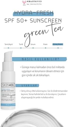 Skin401 SPF50+ Hydra-Fresh Sunscreen Nemlendirici & Tazeleyici Güneş Kremi 50 ml