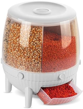 Life 6 Bölmeli 360 Derece Dönebilen 6 lt Bakliyat Organizeri MIT1038