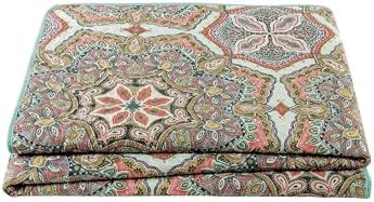 | Yara Koleksiyonu | Yorgan Seti - Ultra Yumuşak Ters Çevrilebilir Örtü Yatak - Hafif, Havalı ve Nefes Alabilir Yatak Örtüsü,, Aqua, 3 Parça