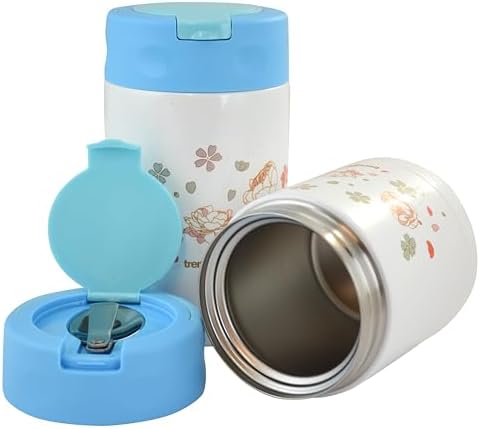 Çelik İçli Termos 500 Ml Mavi Çelik Kaşık İle Tx-6129