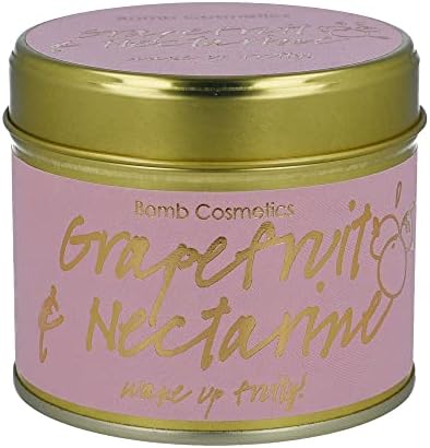 Bomb Cosmetics Grapefruit & Nectarine Teneke Mum 1 Paket (1 x 1 Adet)