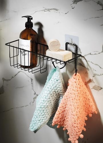 Banyo Düzenleyici Şampuanlık Duş Rafı Siyah Aş-01 Krom