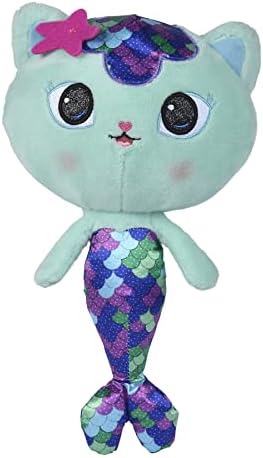 6305875235NPB, Gabby's Doll Mercat Peluş Figürü, Özel ve Detaylı Tasarım, Dayanıklı Kumaş, 25 Cm