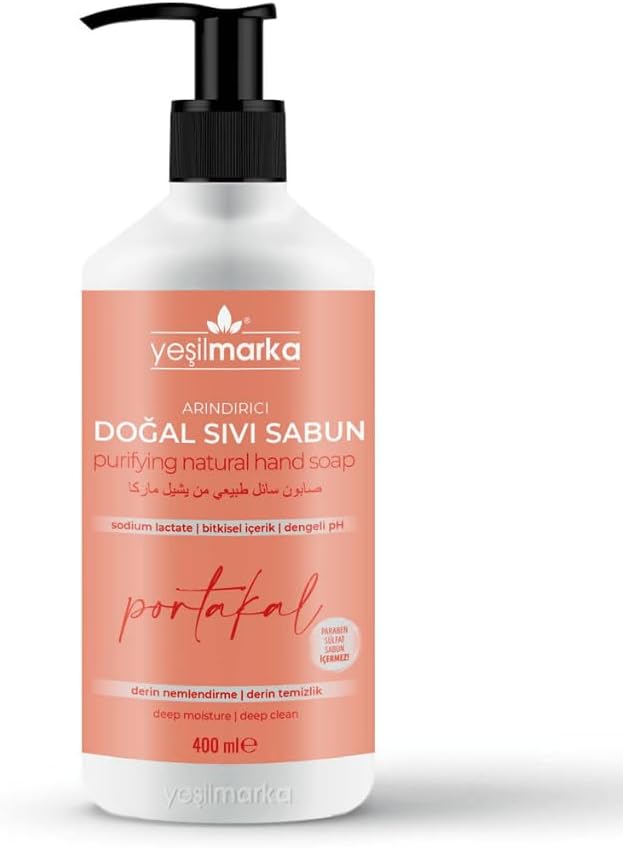 Yeşilmarka Doğal Sıvı Sabun - Portakal 400 ml