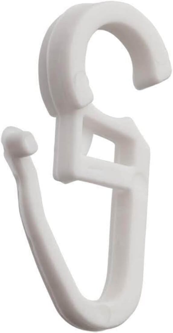 Rustik Perde Klipsi Perde Klips 30 Adet Beyaz Renk