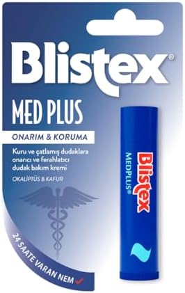 Blistex Medplus Stick Kuru ve Çatlamış Dudaklara Onarıcı ve Ferahlatıcı Dudak Bakım Kremi SPF 15 x2