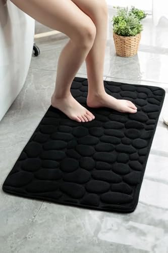 Hafızalı Köpük Kaymaz Banyo Paspası Su Geçirmez Yumuşak Zemin Matı 40X60 Cm Banyo Aksesuarı