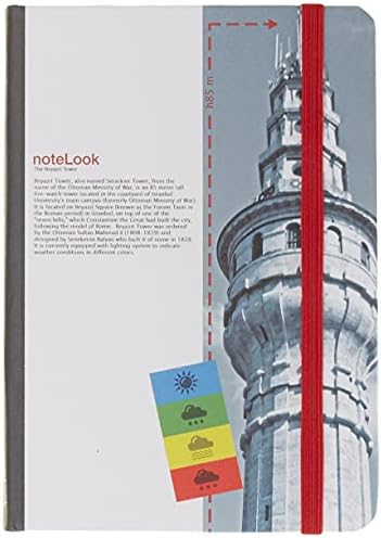 Istanbul Kuleler Notelook Çizgisiz Defter A6