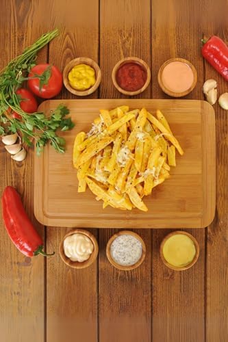 Life 6 Adet Bambu Mini Lokumluk Çerezlik Sosluk Reçellik Sunumluk Kase MIT1143