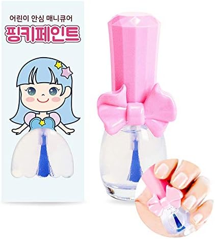 Pinky Cosmetic I'm Pinky Kids Nail Paint Glassy Topcoat Çocuklar İçin Soyulabilir Oje