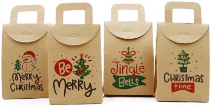 10x15 ve Yılbaşı Temalı Hediye Kutusu Seti (4 Adet) – 10x15 cm, Çift Taraflı Baskılı | M4