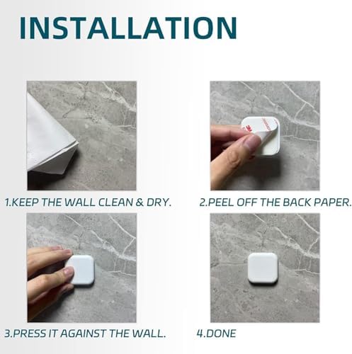 Kedi Kumu Kepçesi, 6'lı Paket Kendinden Yapışkanlı Silikon Koruyucu, Duvar ve Kapı Koruma Pedi, Anti-Çarpma Emniyeti, Ev, Ofis ve Okullar İçin Sessiz Kapı Durdurucu