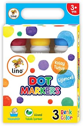 Dot Markers 3' lü Yıkanabilir Boya