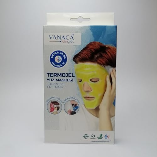 Vanaca Termojel Soğutucu ve Isıtıcı Yüz Maskesi Siyah Nokta Azaltıcı Canlandırıcı Termojel Kompres