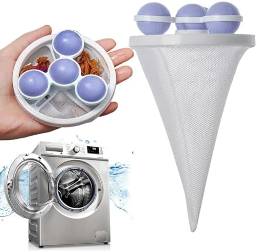 ‎Monte Lua Çok fonksiyonlu yıkanabilir çamaşır makinesi için Toz, Tüy ve Evcil Hayvan Tüyü Toplayıcı Yıkanabilir, Tüy temizleme aparatı, mavi