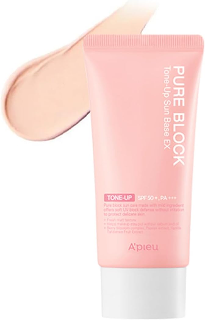MISSHA Aydınlık Görünüm Sunan Güneş Koruyucu A'PIEU Pure Block Tone-Up Sun Base EX SPF50 PA 50 mililitre