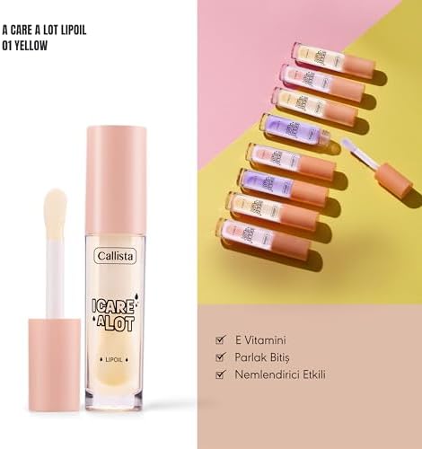 Callista I Care a Lot Lip Oil 01 Peach Nemlendirici Dudak Yağı