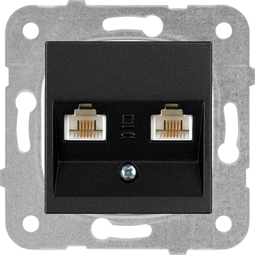 / Siyah İkili Nümeris CAT3 Mekanizma ve Düğme/Kapak Vakumlu Paket