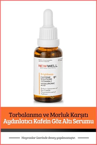 NEW WELL GÖZ ALTI SERUMU 30ML MORLUK KARŞITI