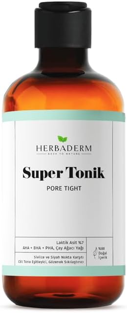 BIO BALANCE Herbaderm Pore Tight Sivilce, Siyah Nokta Karşıtı Super Tonik Laktik Asit%7