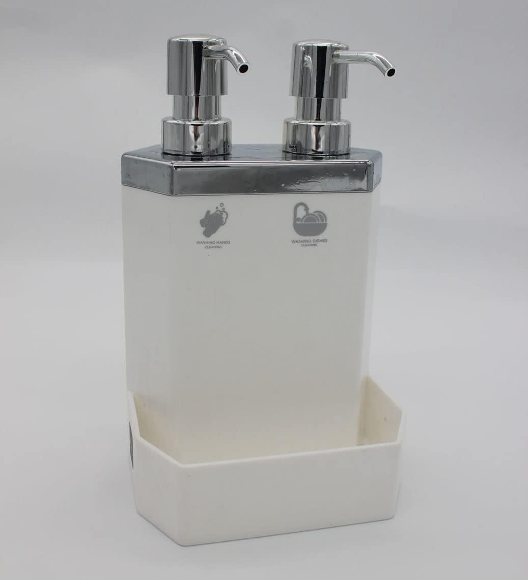 13118 PEROTTİ LECCE WHITE SILVER 2'Lİ SIBI SABUNLUK