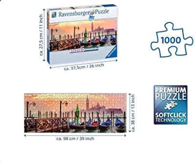 1000 Parçalı Panoramik Puzzle Gondollar