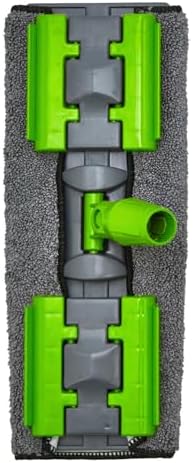 Teleskopik Saplı, Mikrofiber Bezli Mop - 140 cm uzunluktaki teleskobik sapi ve 360 derece dönebilen Uzayıp Kıslan Sap, İstediğin Bezi Tak Kullan Yedek bezli Döner Saplı Mandallı Mop (YEŞİL)