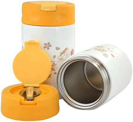 Çelik İçli Termos 500 Ml Turuncu Çelik Kaşık İle Tx-6129