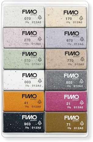 STAEDTLER FIMO 8013 C12-5 Set Modelleme Kili Fımo Effect Renkler