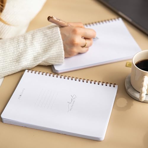 A5 Spiralli Karton Kapak 2’li Set Düz Çizgisiz Okul Defteri 80 yaprak, Ders Programlı Kiraz