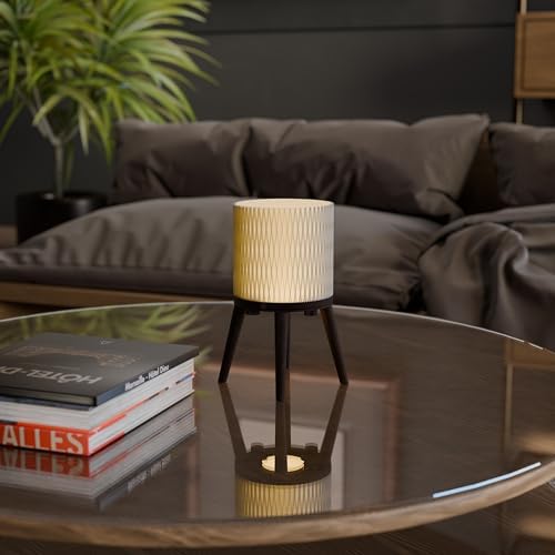 Modern Masa Lambası – İskandinav Tasarım Renk Geçişli | Yatak Odası & Ofis İçin Dekoratif Aydınlatma | E14 Duylu Minimalist Lamba