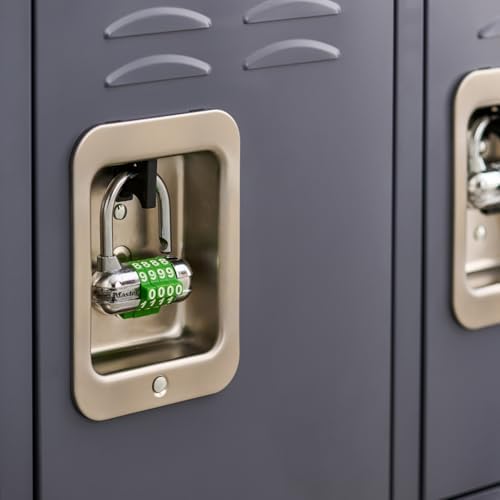 -Usta Kilit 1534D Locker Kilit Seti Kendi Kelime Kombinasyon Asma kilit, 1 Paketi, Karışık Renkler