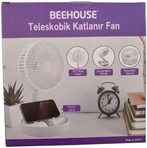 TELESKOBİK KATLANIR FAN