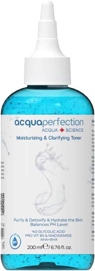 Acqua Perfection Arındırıcı ve Gözenek Sıkılaştırıcı Tonik 200ml Nemlendirici Temizleyici Akne Karşıtı Leke Açıcı
