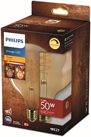 LEDCLA 50W G120 E27 2200K Sarı Işık GOLD Dim Edilebilir Filament LED Ampul