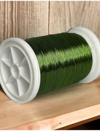 filografi 0.30 Mm (100gr- 150m) Zeytin Yeşili Renkli Bakır Filografi Teli