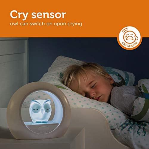 Kids Lou Ağlama Sensörlü Gece Lambası, Gri