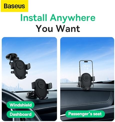 UltraControl Lite Serisi Araç içi Telefon Tutucu Cluster, Siyah