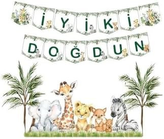 Hediye Sepeti İyi Ki Doğdun Yazısı Doğum Günü Banner, Konsept Temalı Flama, Baby