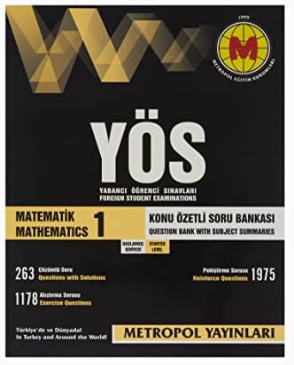 YÖS Matematik 1 Konu Anlatımlı Soru Bankası