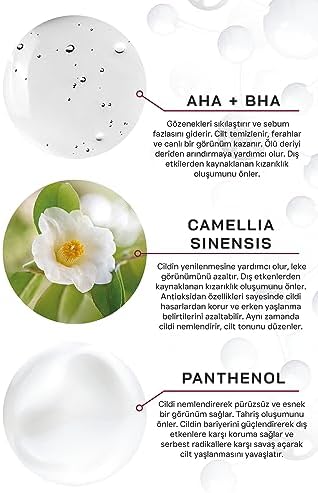 WOO Skin Expert Academy Arındırıcı, Sıkılaştırıcı, Güneş & Sivilce Leke Açma Etkili ve Canlandırıcı Yüz Temizleme Jeli 200ml (AHA+BHA ve Hyaluronic Acid) Akne Oluşumunu Azaltma, Leke Açıcı