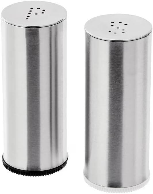 802.336.75 Tabak Tuzluk ve Biberlik, Paslanmaz Çelik, 2'li Set 'dan
