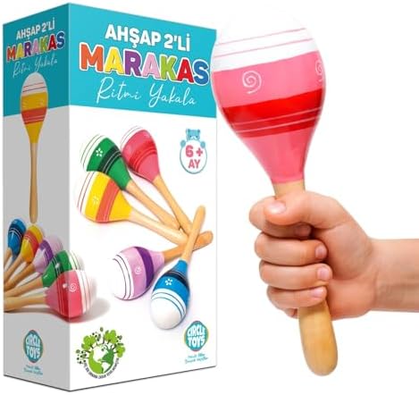 Toys Ahşap Marakas 2'li