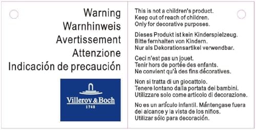 Villeroy ve Boch Christmas Toys Müzik Kutusu "Zencefilli Çörek Evi", Porselen, Beyaz/Bej