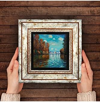 Claude Sonbahar Taş Duvar Tablosu - Çerçeveli Taş Tablo - Dekoratif Duvar Sanatı - Modern Ev ve Ofis Duvar Dekoru T1-254