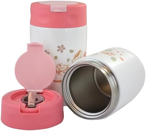 Çelik İçli Termos 500 Ml Pembe Çelik Kaşık İle Tx-6129