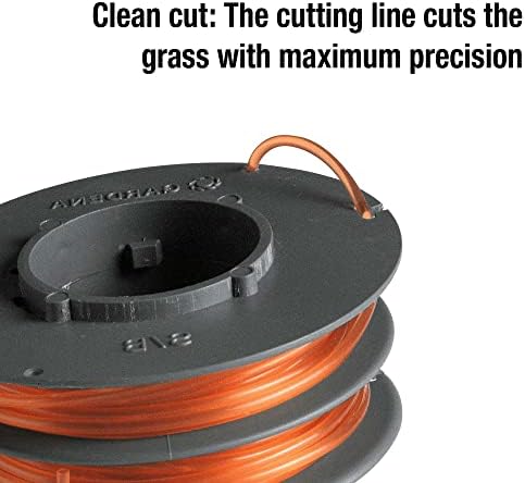 Gardena Yedek misina makarası: turbo çalı kesiciler, elektrikli tırpanlar, çim biçme makineleri için değiştirilebilir misina makarası (5372-20) Gri, Turuncu