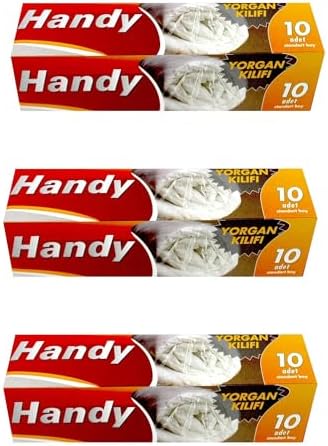 Vakumsuz Şeffaf Yorgan Yastık Battaniye Nevresim Kılıfı Poşeti Torbası - 10 Adetlik 3 Kutu